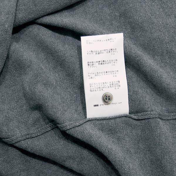Graphpaper グラフペーパー SUVIN S/S HENLEY NECK KNIT スビン