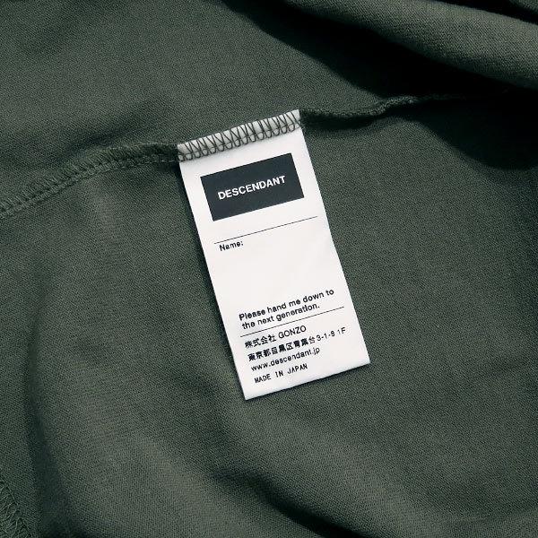 ✅レアDESCENDANT MILITIA LAYERED TEE Lサイズ DESCENDANT/MILITIA LAYERD TEE (BLACK)