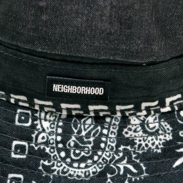 NEIGHBORHOOD ブラック バケットハット NEIGHBORHOOD. ブラック バケットハット X-LARGE 251YGNH-HT04_2