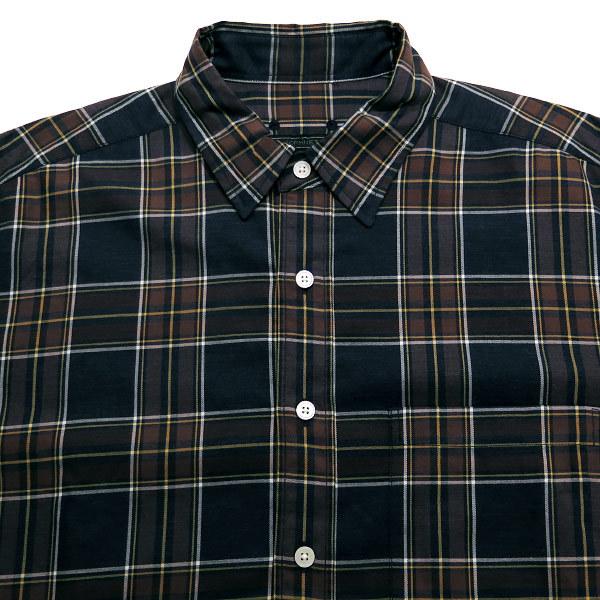 SOPHNET. ソフネット 22SS SHAPED REGULAR COLLAR CHECK SHIRT