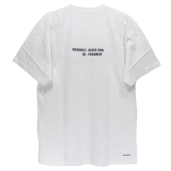 uniform experiment ユニフォームエクスペリメント 21SS ASGER JORN:MEMOIRES/TEE UE-210008 アスガー ヨルン メモリーズ Tシャツ ホワイト 白 ショートスリーブ｜nanainternational｜02