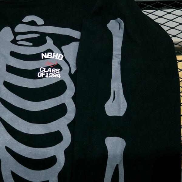 希少　neighborhood ネイバーフッド 骨　ボーン　ロンt 長袖 NEIGHBORHOOD ネイバーフッド 21SS BONES L/S TEE ボーン 長袖 T