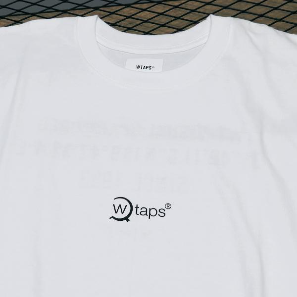 WTAPS ホワイト Tシャツ　Ｌ WTAPS® Logo-Appliquéd Printed Cotton-Jersey T-Shirt for Men