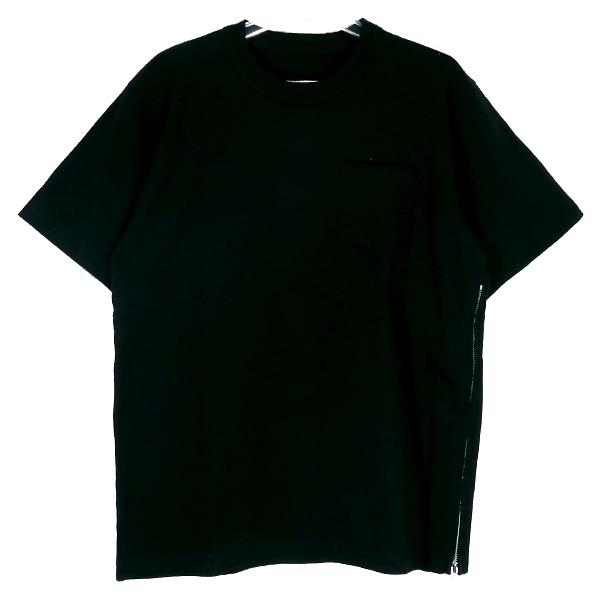 sacai MEN'S sacai サカイ SIDE ZIP COTTON T-SHIRT SCM-037 サイド