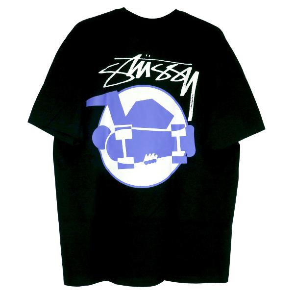 STUSSY ステューシー SKATEMAN TEE スケートマン Tシャツ ブラック 