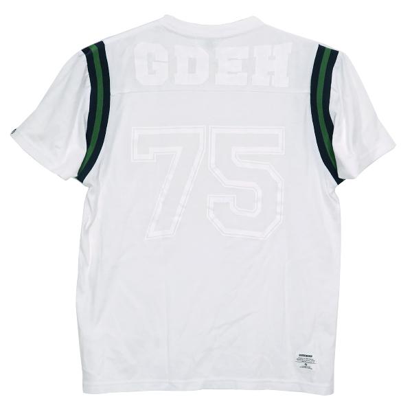 GOODENOUGH グッドイナフ F.B TEE GE-126004 フットボール Tシャツ ホワイト ショートスリーブ｜nanainternational｜02