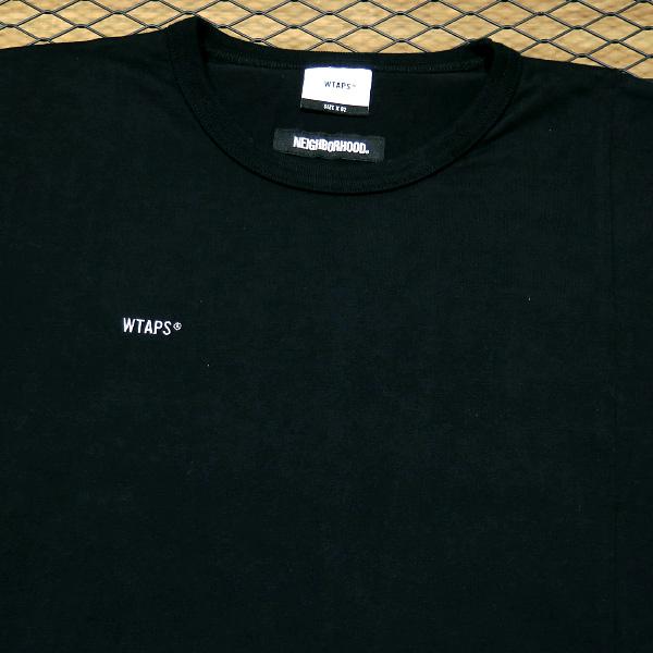 WTAPS ダブルタップス x NEIGHBORHOOD ネイバーフッド 19AW RIPPER SS/TEE.WTAPS×NEIGHBORHOOD  192ATNHD-CSM01S リッパー Tシャツ ブラック