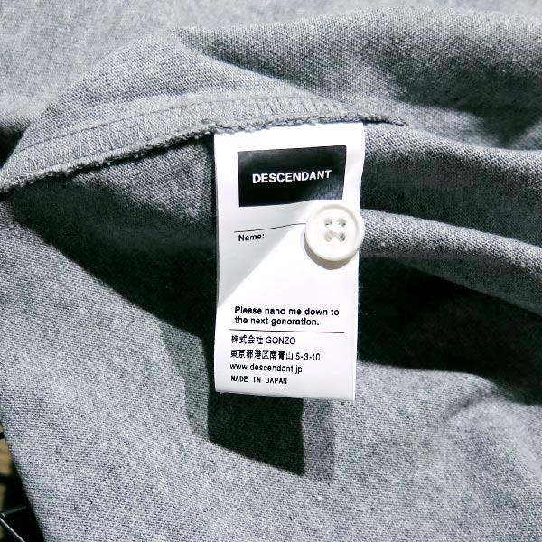DESCENDANT ディセンダント 22SS BEARS SS 221ATDS-CSM24 ベアーズ