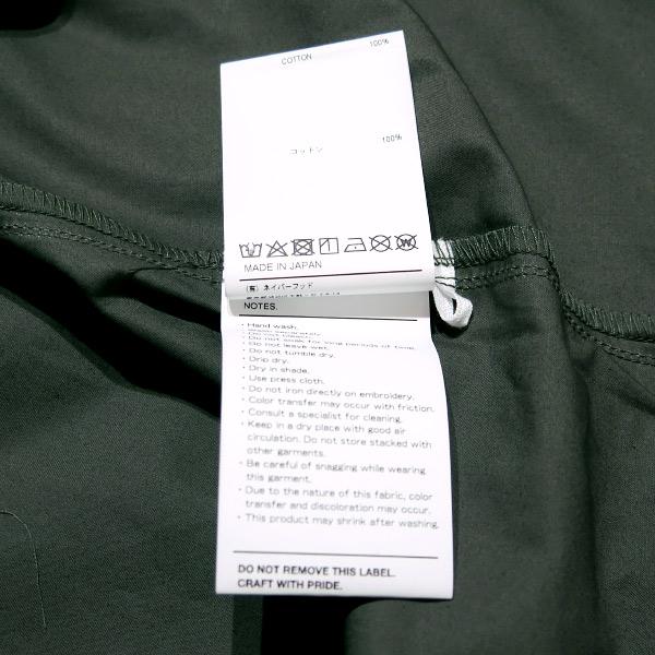 WTAPS ダブルタップス 22SS BUDS/SS/COTTON.TWILL 221BRDT-SHM06 WTAPS ダブルタップス 22SS BUDS/SS/COTTON.TWILL 221BRDT-SHM06