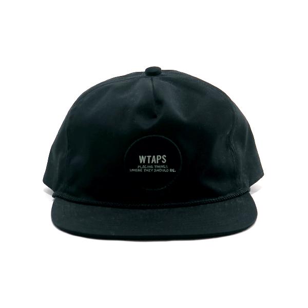 WTAPS ダブルタップス SS MILITIA /CAP.COPO MYDT HT ミリティア キャップ ブラック 帽子