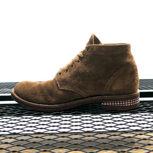 visvim ビズビム ブリガディアブーツ CAMEL US8.5 26.5㎝ visvim / ビズビム | BRIGADIER BOOTS MID-FOLK ヌバックレザー レース