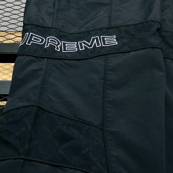 supreme jacquard panel track pant