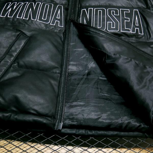 WIND AND SEA（ウィンダンシー） 22AW RAM LEATHER DOWN JACKET WDS 
