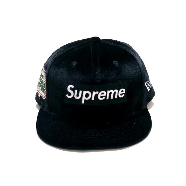 SUPREME シュプリーム 22AW VELOUR BOX LOGO NEW ERA CAP ベロア 