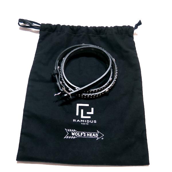 RAMIDUS ラミダス x WOLF'S HEAD ウルフズ ヘッド BELT 15mm-2 RAMIDUS ラミダス x WOLF'S HEAD ウルフズ ヘッド BELT 15mm-2