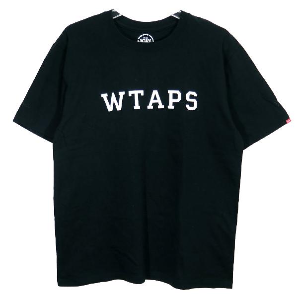 WTAPS ダブルタップス COLLEGE TEE ショートスリーブ Tシャツ カレッジ ブラック :N002579710:Nana