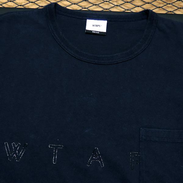WTAPS/ダブルタップス 半袖シャツ ネイビー WTAPS(ダブルタップス) プリント半袖Tシャツ ネイビー サイズ 03