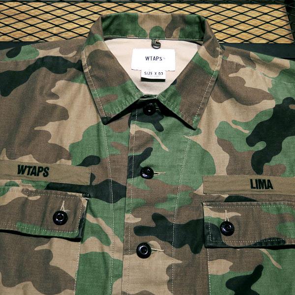 ジャケット・アウター WTAPS JUNGLE LS 02 SHIRT CAMO XL WTAPS JUNGLE LS 02/SHIRT.COPO.TWILL.URBAN CAMO URBAN