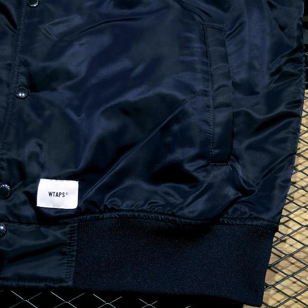 308755様用　WTAPS TEAM JACKET ネイビー WTAPS TEAM JACKET NAVY NYLON EMB CROSSBONES | TODAY CLOTHING
