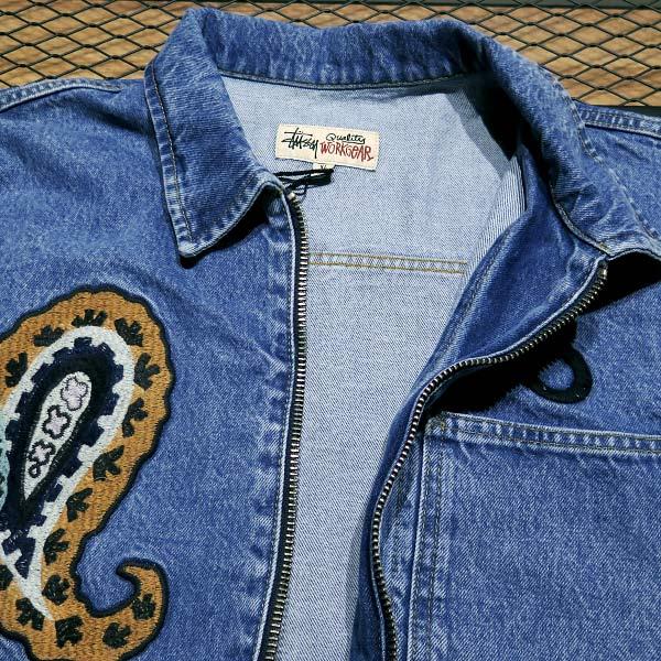 STUSSY ステューシー x NOMA t.d. ノーマティーディー NOMA DENIM ZIP 
