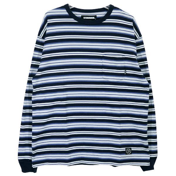 NEIGHBORHOOD（ネイバーフッド） 22SS BORDER/C-CREW LS TEE 221FPNH