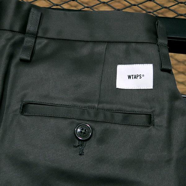 WTAPS（ダブルタップス） 21SS TUCK 02/TROUSERS/COTTON.TWILL 211TQDT