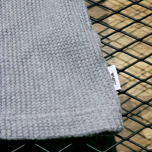 WTAPS 25ss ロンTグレー　S WTAPS(ダブルタップス) 25SS「ACADEMY SWEATER COTTON」ロゴ