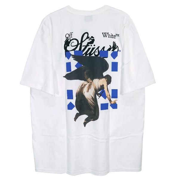 STUSSY ステューシー x OFF-WHITE オフホワイト 40WT TEE 40周年記念