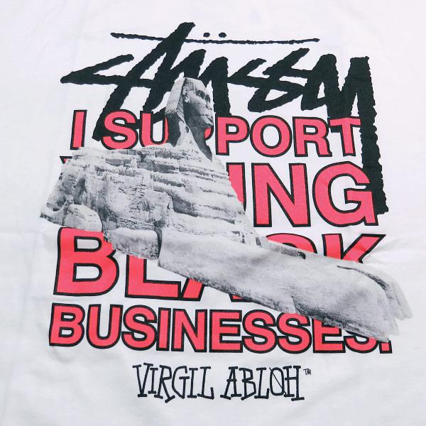 STUSSY ステューシー x OFF-WHITE オフホワイト 40WT TEE 40周年記念