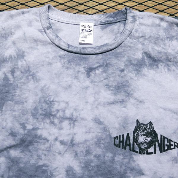 CHALLENGER チャレンジャー 22AW TIE DYE WOLF LOGO L/S TEE CLG-TS 022-030 タイダイ ウルフ ロゴ ロングスリーブ Tシャツ ロンT｜nanainternational｜03