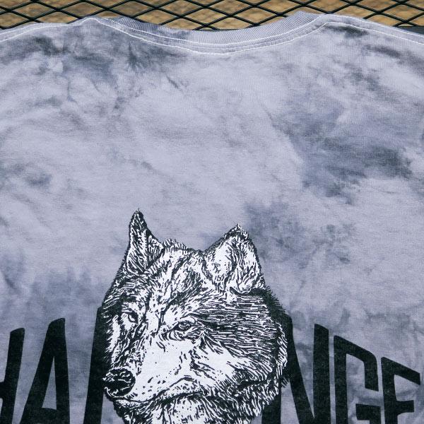 CHALLENGER チャレンジャー 22AW TIE DYE WOLF LOGO L/S TEE CLG-TS 022-030 タイダイ ウルフ ロゴ ロングスリーブ Tシャツ ロンT｜nanainternational｜05