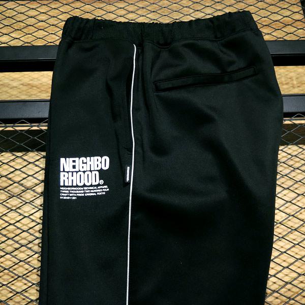 NEIGHBORHOOD ブラックジャージパンツ NEIGHBORHOOD（ネイバーフッド） 22SS JERSEY/E-PT 221GONH-PTM02