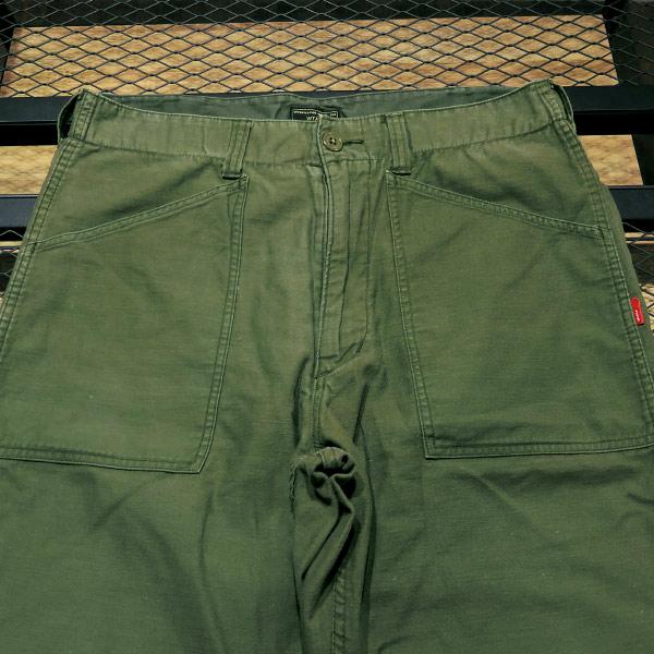 WTAPS ダブルタップス 17SS HBT/TROUSERS.COTTON.SATIN 171WVDT-PTM01 