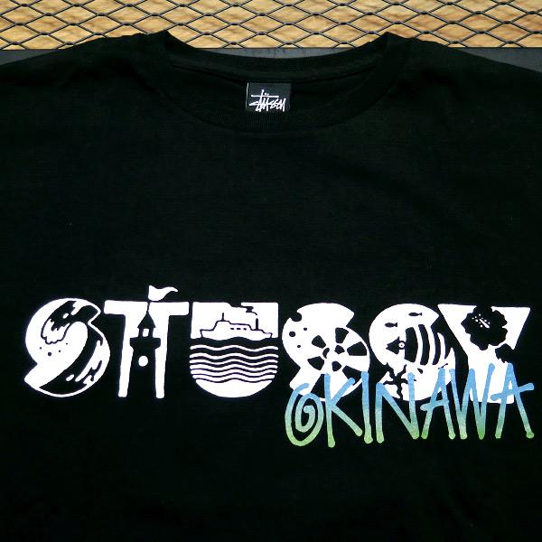 STUSSY ステューシー OKINAWA CHAPT 14TH ANNIVERSARY TEE 沖縄チャプト 14周年記念 半袖 Tシャツ  カットソー ブラック
