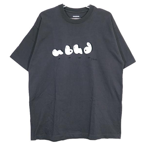 NEIGHBORHOOD ネイバーフッド Tシャツ グレー サイズ:S | ゴースト グラフィック クルーネック Tシャツ | トップス カットソー 半袖【メンズ】【中古】【K4538】 NEIGHBORHOOD（ネイバーフッド） 21AW NBHD.G/C-TEE.SS 212PCNH-ST09