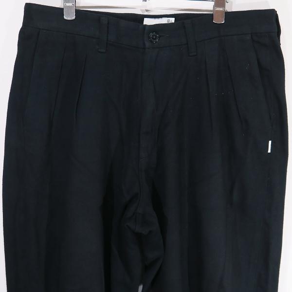 WTAPS ダブルタップス 21AW TUCK 01/TROUSERS/COTTON.FLANNEL