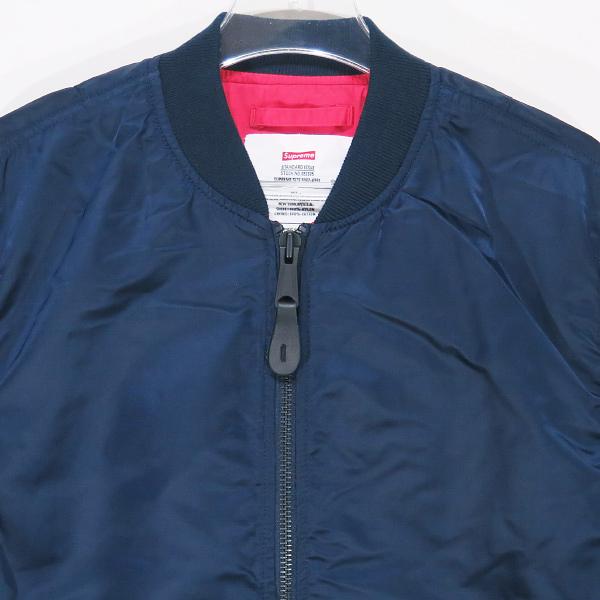 SUPREME シュプリーム 11SS MA-1 ジャケット アウター ネイビー 