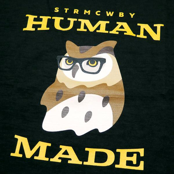 HUMAN MADE ヒューマンメイド GRAPHIC T-SHIRT #07 OWL HM25TE008 アウル グラフィック Tシャツ ブラック フクロウ ふくろう 梟 HUMAN MADE ヒューマンメイド GRAPHIC SHIRT #07 OWL HM25TE008 ブラック