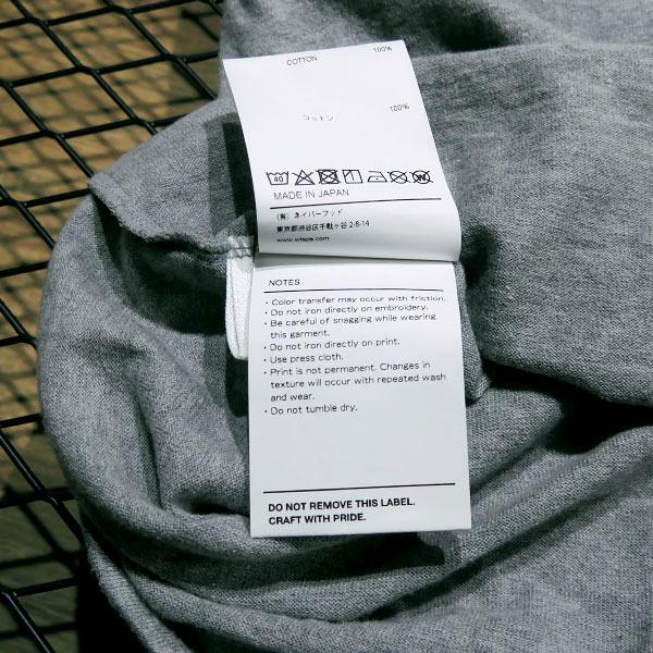 WTAPS ダブルタップス 22SS IAN/RAGLAN/COTTON 221ATDT-CSM20 WTAPS ダブルタップス 22SS IAN/RAGLAN/COTTON 221ATDT-CSM20