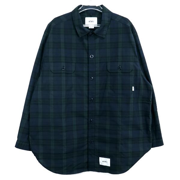 wtaps cool max シャツ WTAPS（ダブルタップス） 21SS WCPO/LS/COPO.RIPSTOP.TEXTILE.COOLMAX
