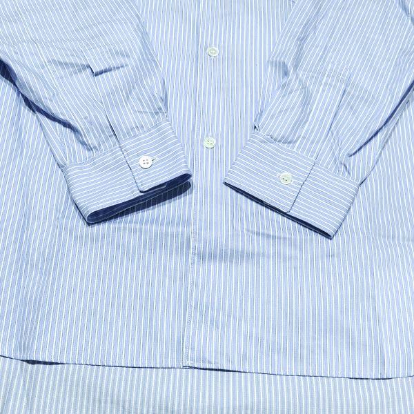 COMME des GARCONS SHIRT コムデギャルソン シャツ STRIPE OVERSIZE LS SHIRT FI-B035 ストライプ オーバーサイズ ロングスリーブ シャツ 長袖 ブルー｜nanainternational｜05