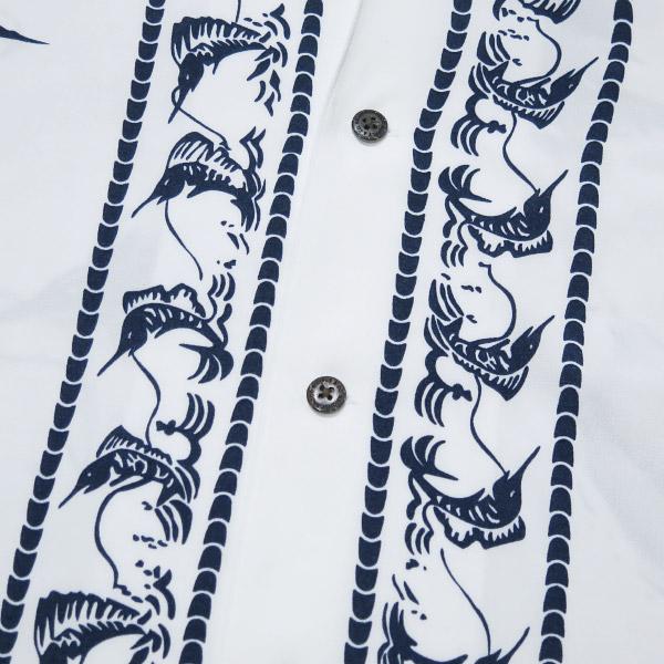 NEIGHBORHOOD アロハシャツ　長袖　M NEIGHBORHOOD 新品 ネイバーフッド ALOHA.SWORDFISH/LY-SHIRT.LS