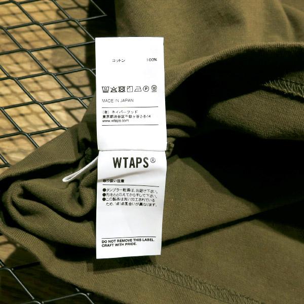 WTAPS ダブルタップス 19SS BLANK SS 03/TEE.COTTON 191ATDT-CSM03 ブランク ショートスリーブ ポケット Tシャツ オリーブドラブ カットソー ポケT 半袖｜nanainternational｜07