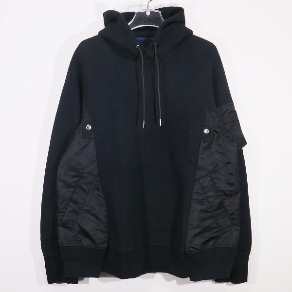sacai（サカイ） SPONGE SWEAT MA-1 HOODIE SCM-033 スポンジ