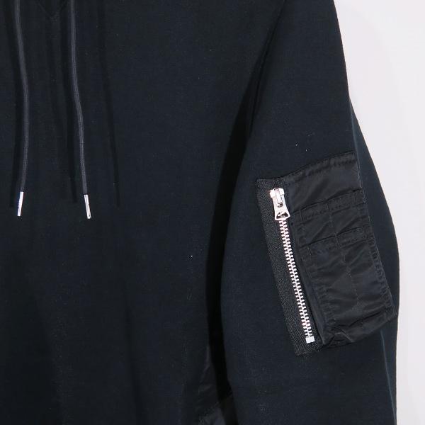 sacai サカイ SPONGE SWEAT MA-1 HOODIE SCM-033 スポンジ