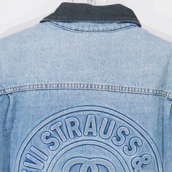 STUSSY ステューシー x Levi's リーバイス EMBOSSED TRUCKER JACKET エンボス トラック ジャケット
