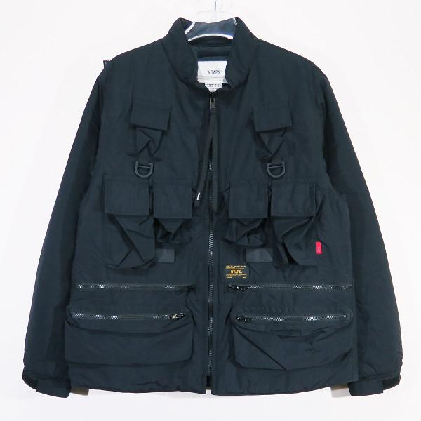 wtaps(ダブルタップス) 17aw チーム ジャケット ブラック サイズ3 WTAPS（ダブルタップス） 17AW MODULAR/JACKET.NYLON.TAFFETA 172GWDT