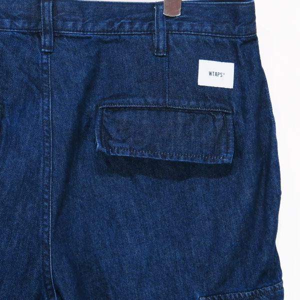 WTAPS ダブルタップス 23SS MILT2002/TROUSERS/COTTON.DENIM.PASTHG 231WVDT-PTM01  ミリタリー カーゴ トラウザーズ コットン デニム インディゴ パンツ