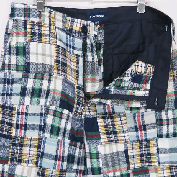 DESCENDANT ディセンダント 21SS DC-6 PATCHWORK SHORTS 211TQDS-PTM03 