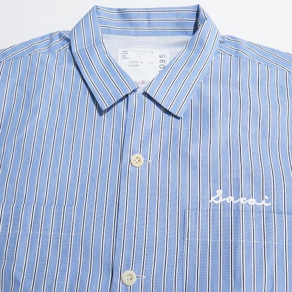 【美品】  sacai / サカイ | THOMAS MASON / COTTON POPLIN SHIRT コットン タイ シャツ | 1 | ブラック | レディース sacai（サカイ） THOMAS MASON / COTTON POPLIN SHIRT コットン タイ